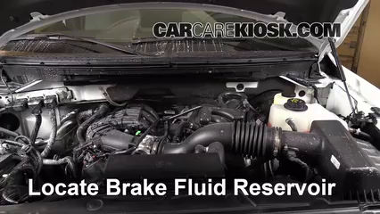 2009-2014 Ford F-150 Brake Fluid Level Check - 2013 Ford F-150 XLT 3.7L